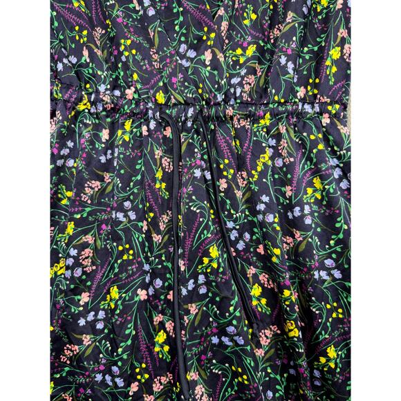 Victoria’s Secret Black Floral Wide-Leg Jumpsuit Size Small - Picture 6 of 6